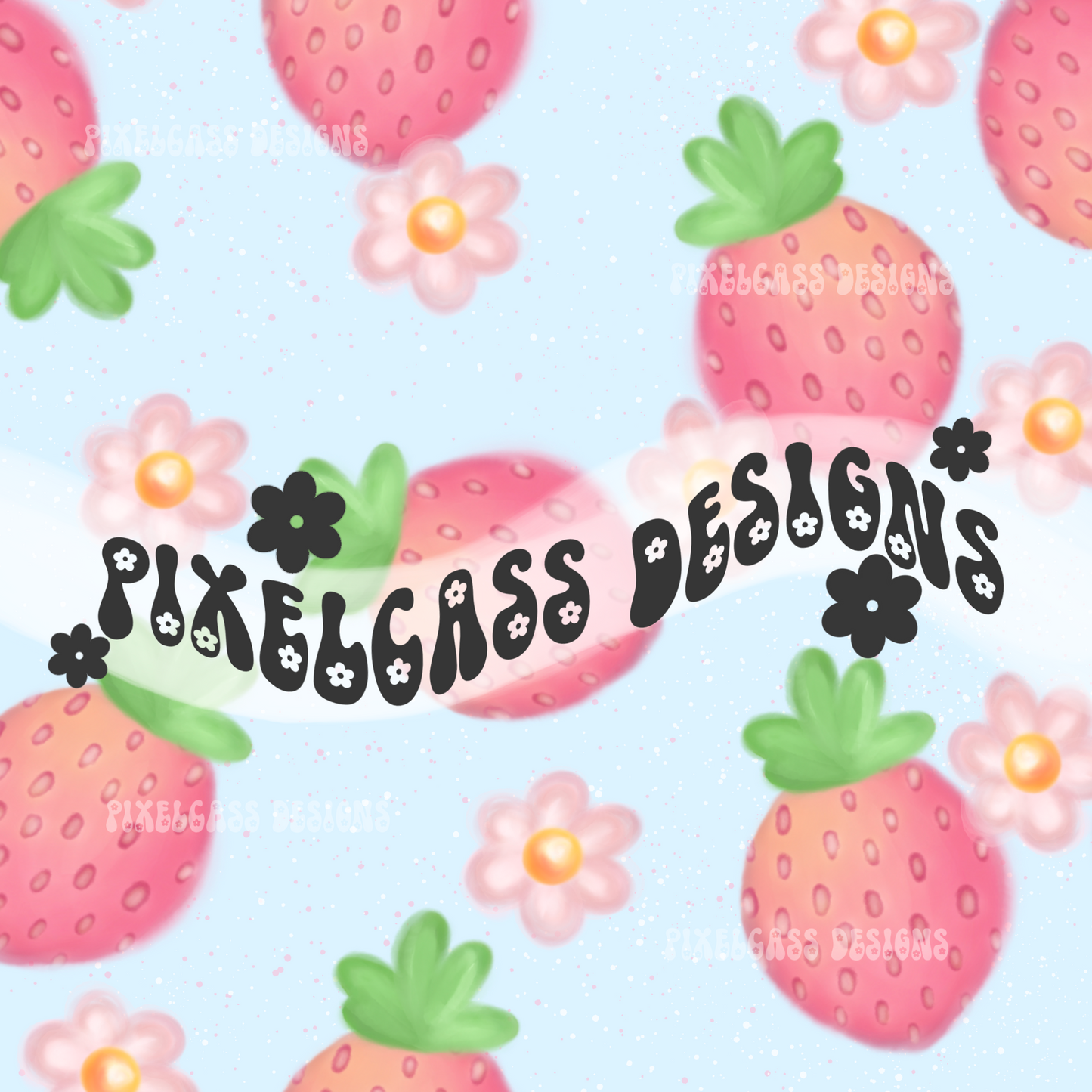Watercolor Strawberries