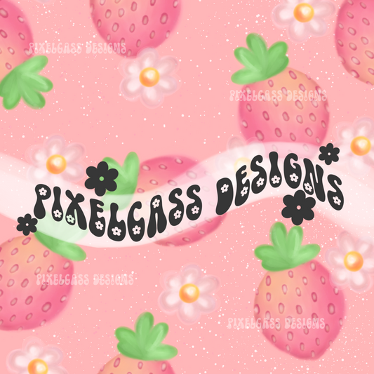 Watercolor Strawberries