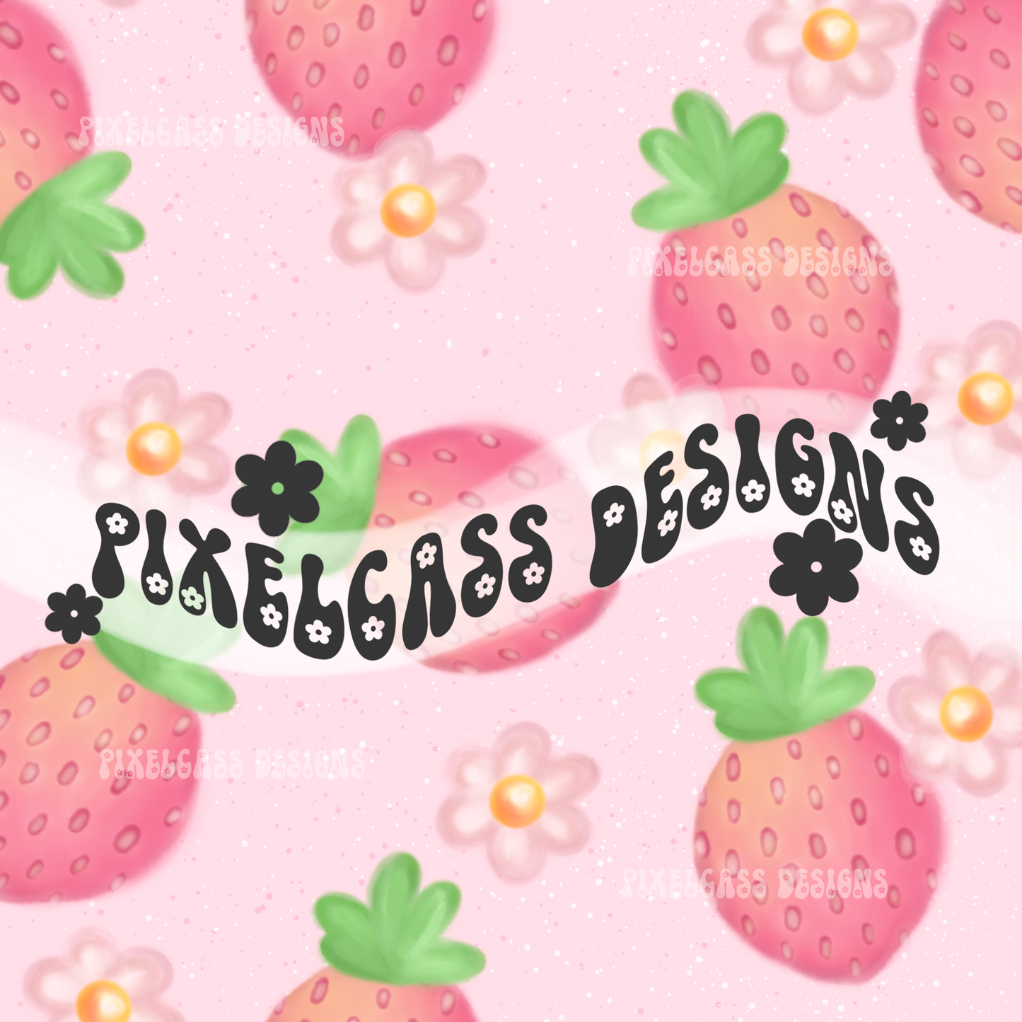 Watercolor Strawberries
