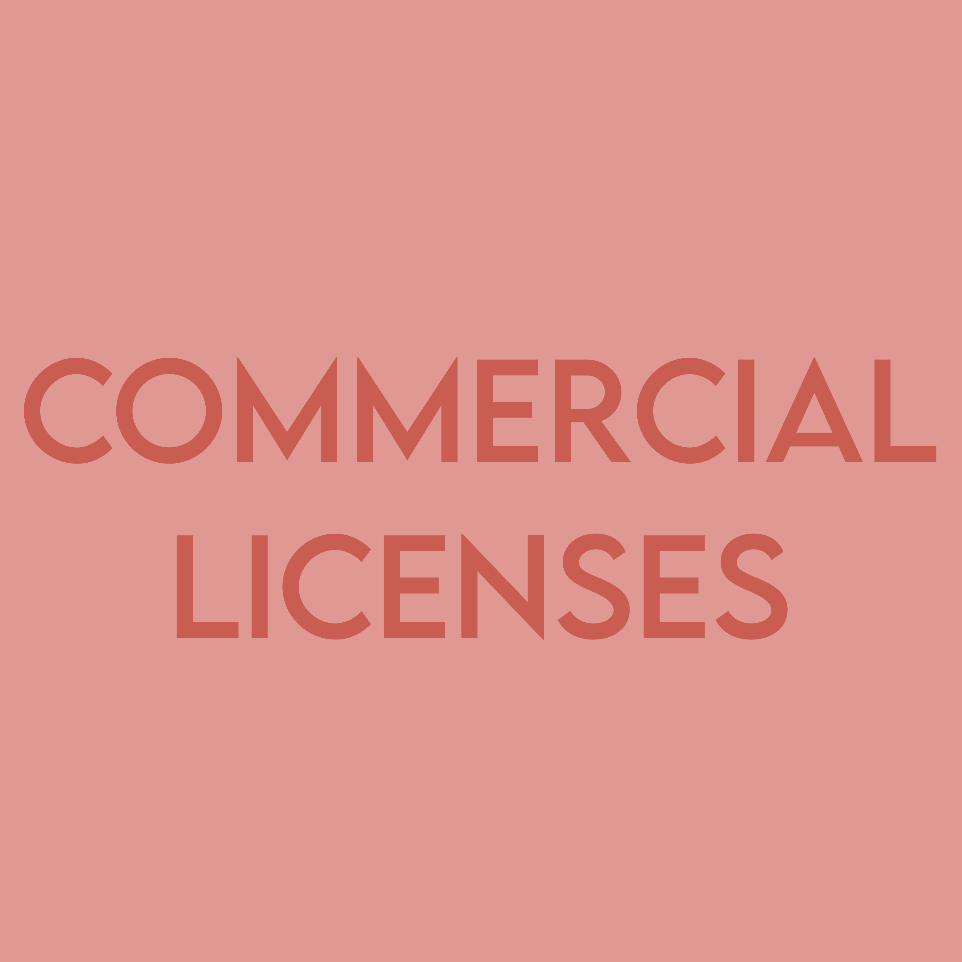 Commercial Licenses – pixelcassdesigns