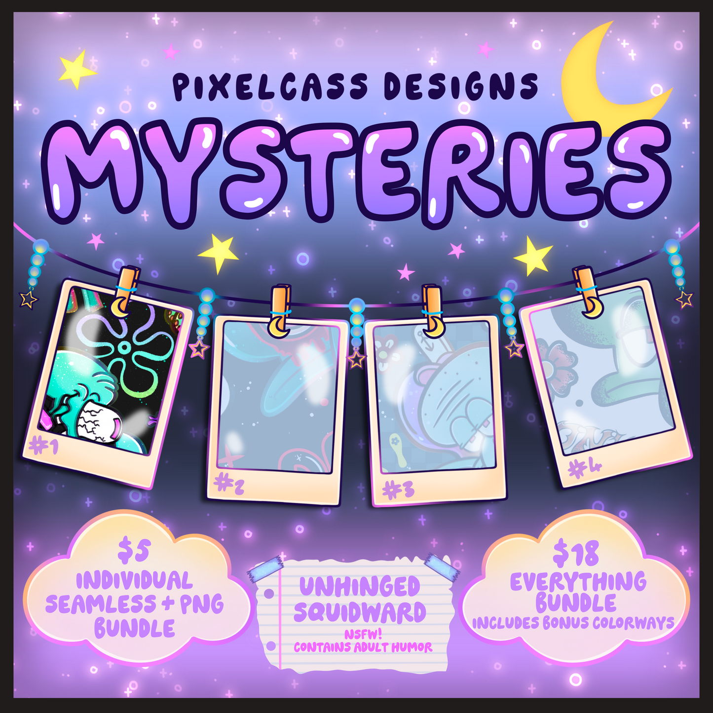 Unhinged Squidward - August 2026 Mystery Sale