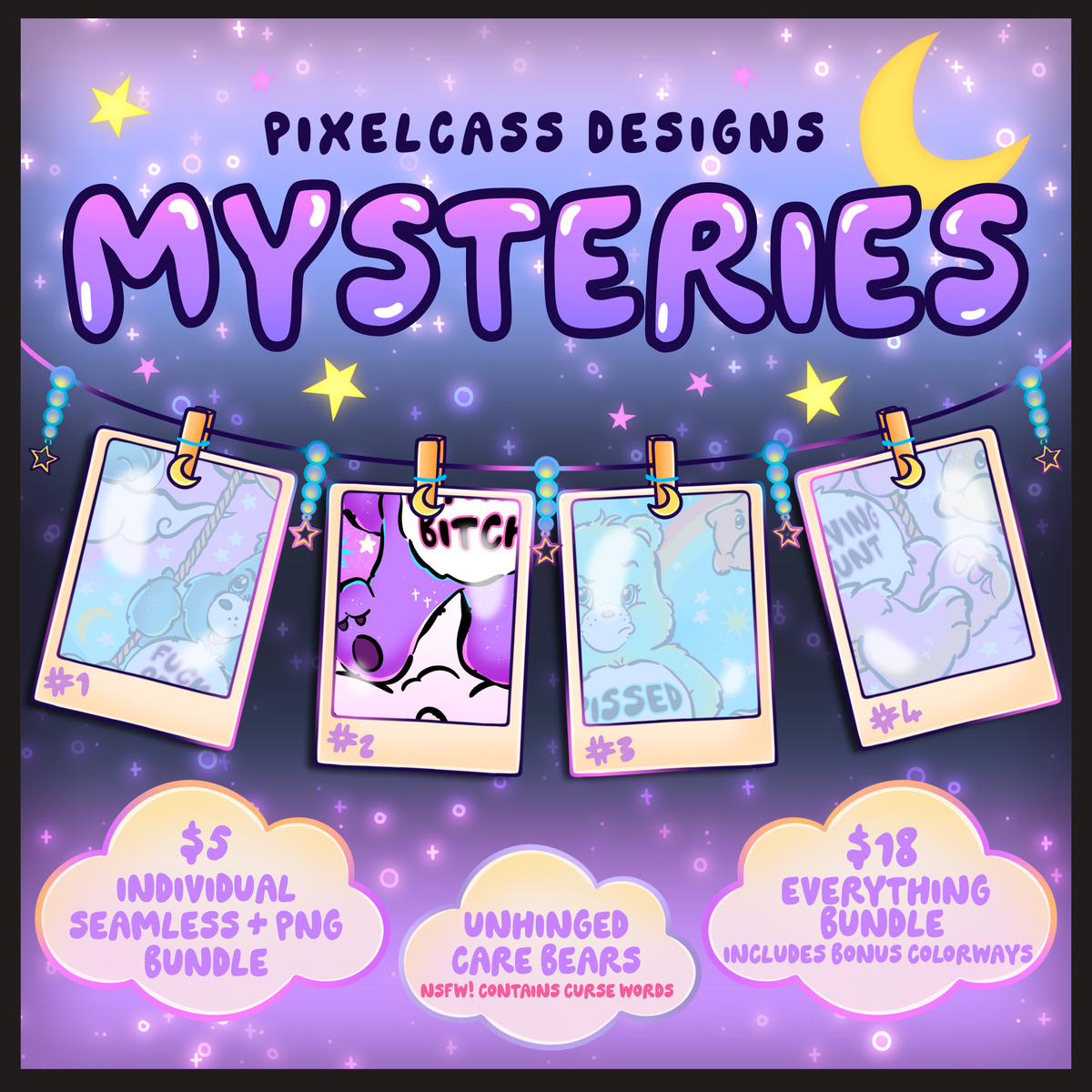 Unhinged Care Bears - October 2026 Mystery Sale