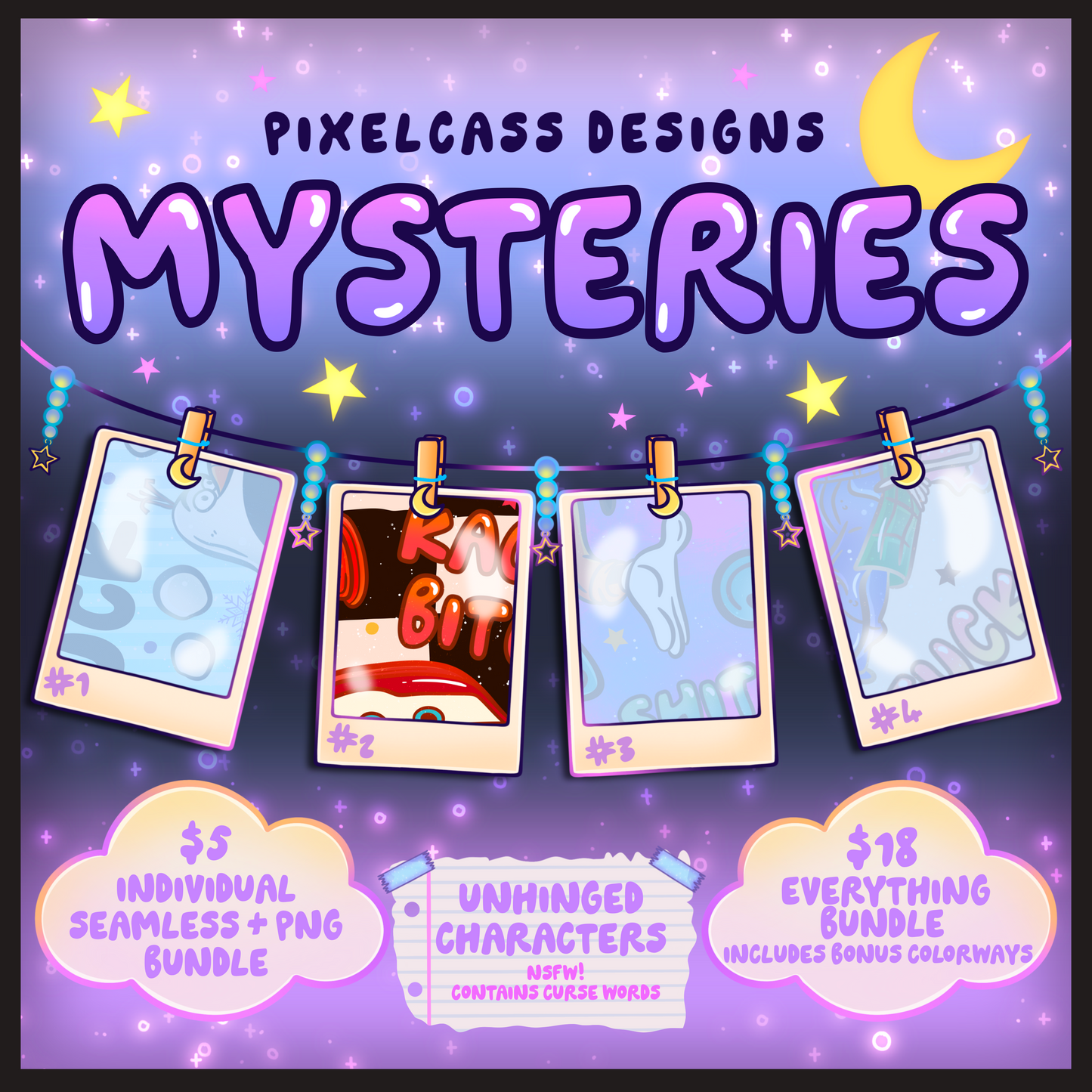 Unhinged Characters - August 2026 Mystery Sale