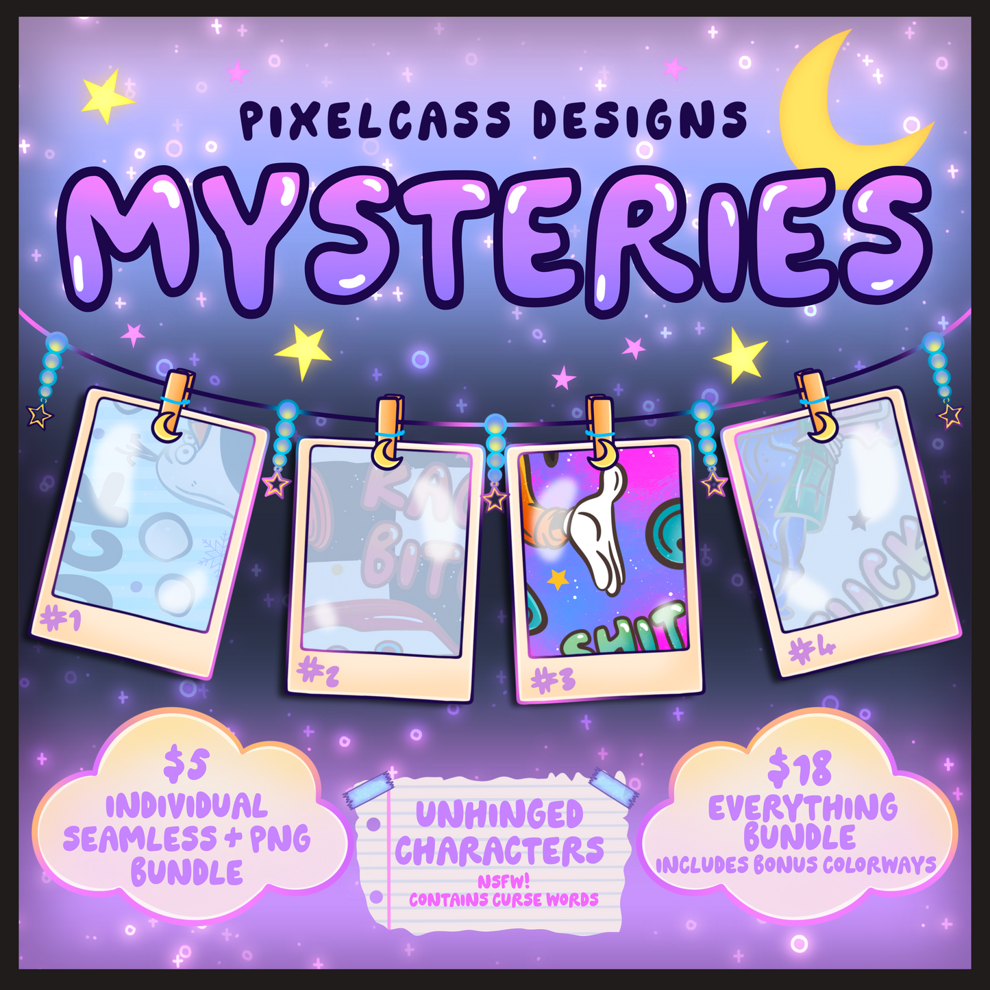 Unhinged Characters - August 2026 Mystery Sale