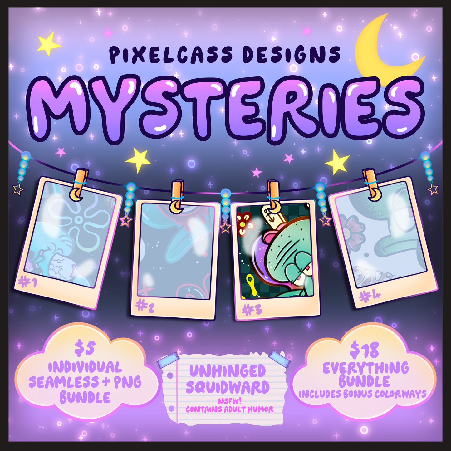 Unhinged Squidward - August 2026 Mystery Sale