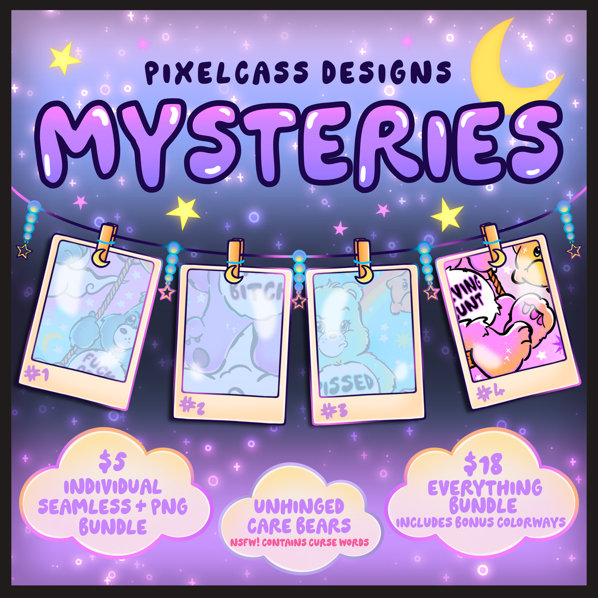 Unhinged Care Bears - October 2026 Mystery Sale