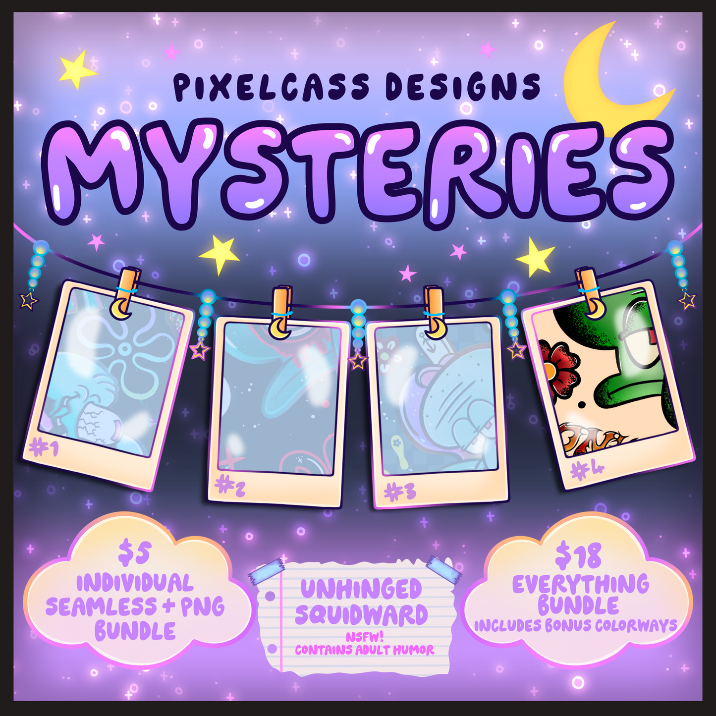 Unhinged Squidward - August 2026 Mystery Sale