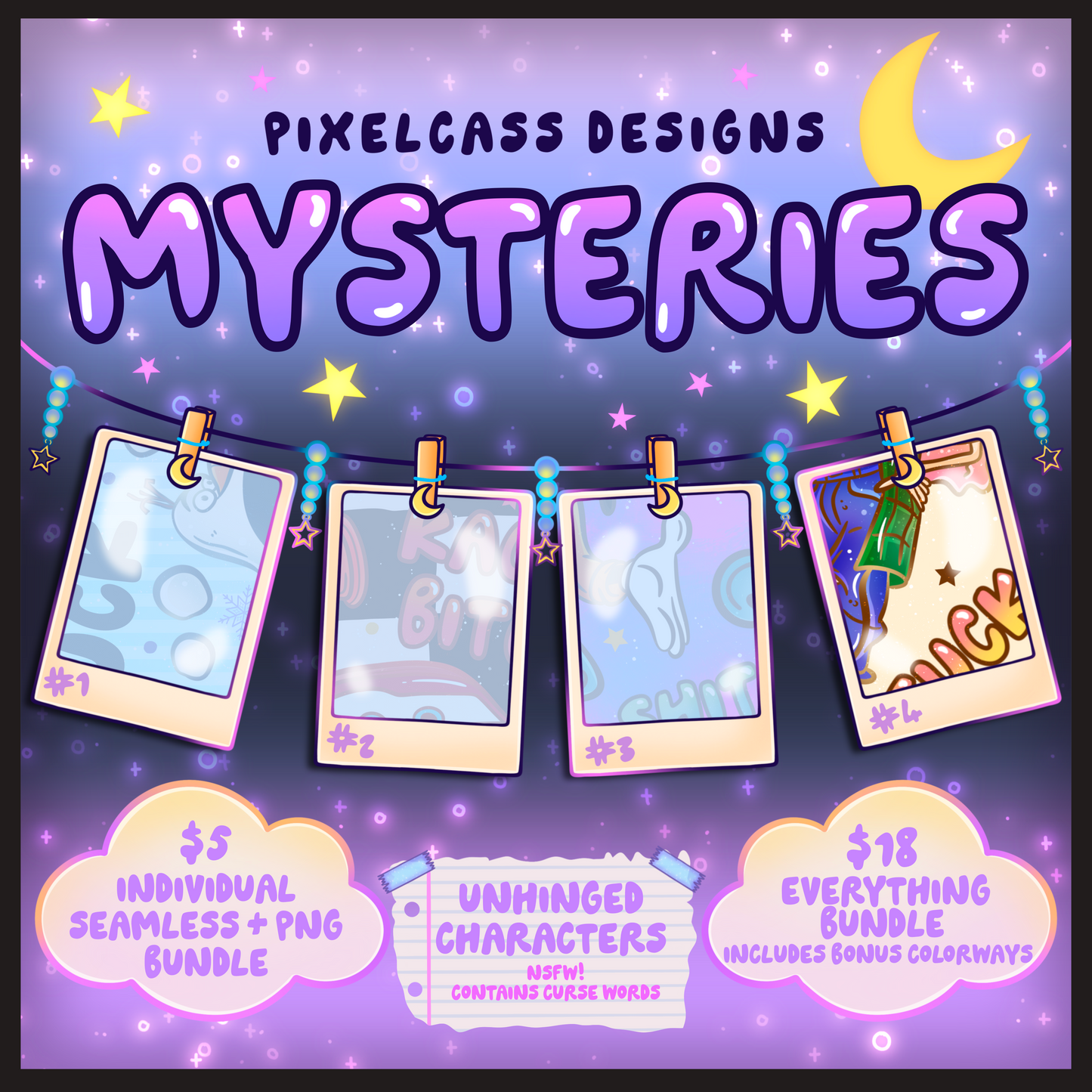 Unhinged Characters - August 2026 Mystery Sale