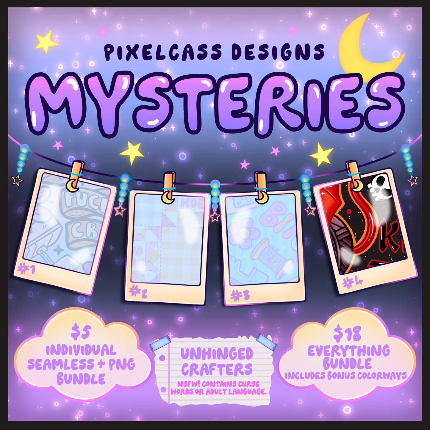 Unhinged Crafters - August 2026 Mystery Sale