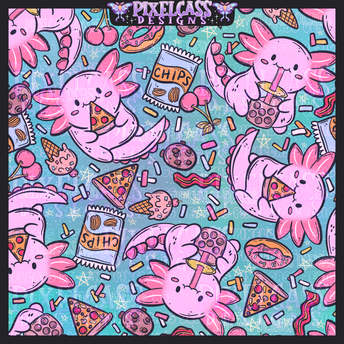 Axolotl Foodie [Mystery Re-Color]