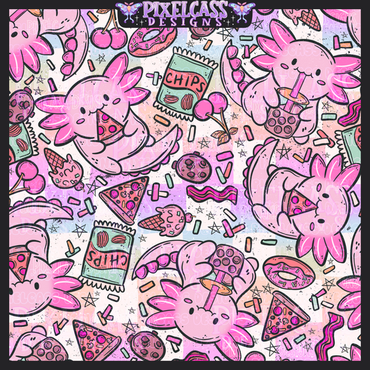 Axolotl Foodie [Mystery Re-Color]