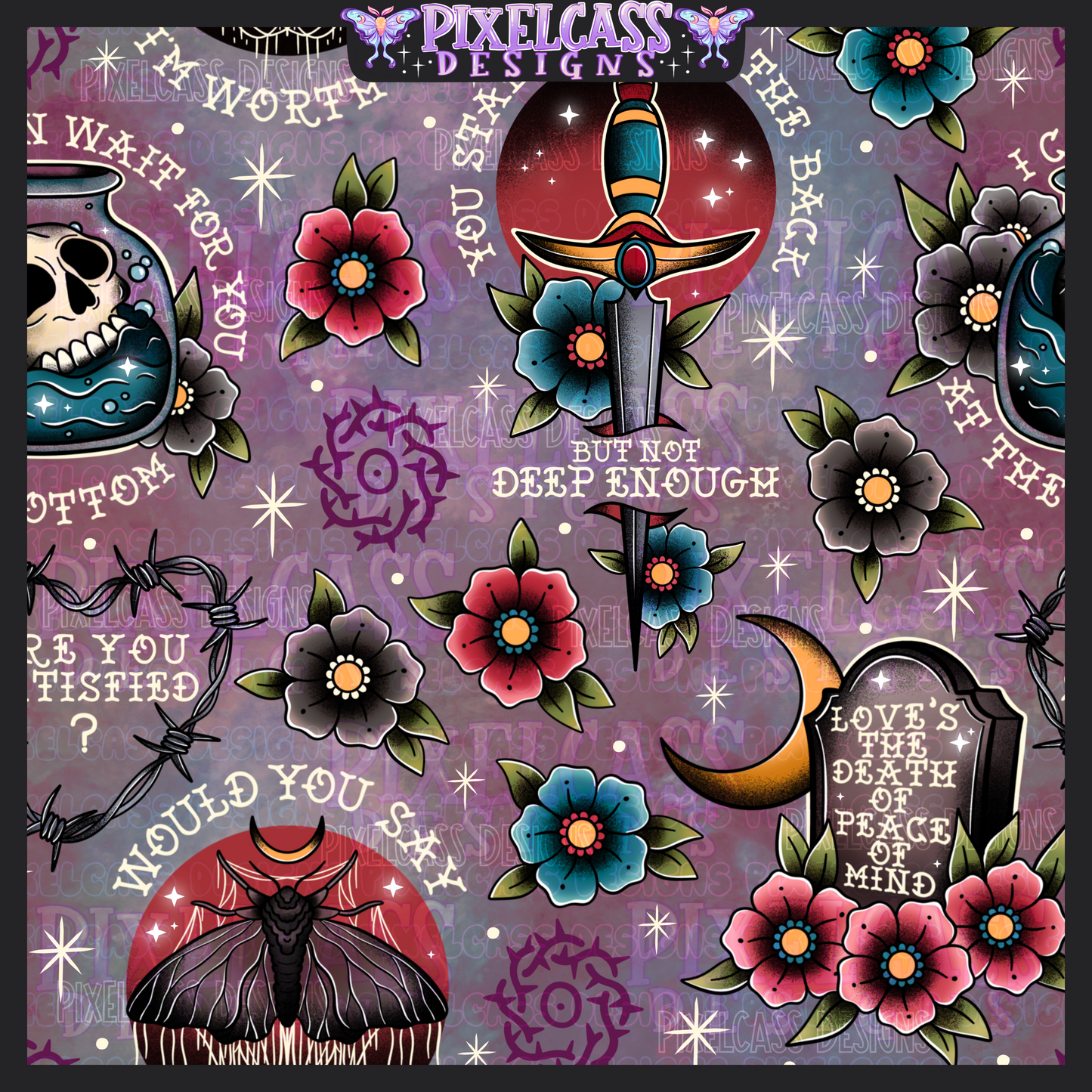 Bad Omens Tattoo Flash