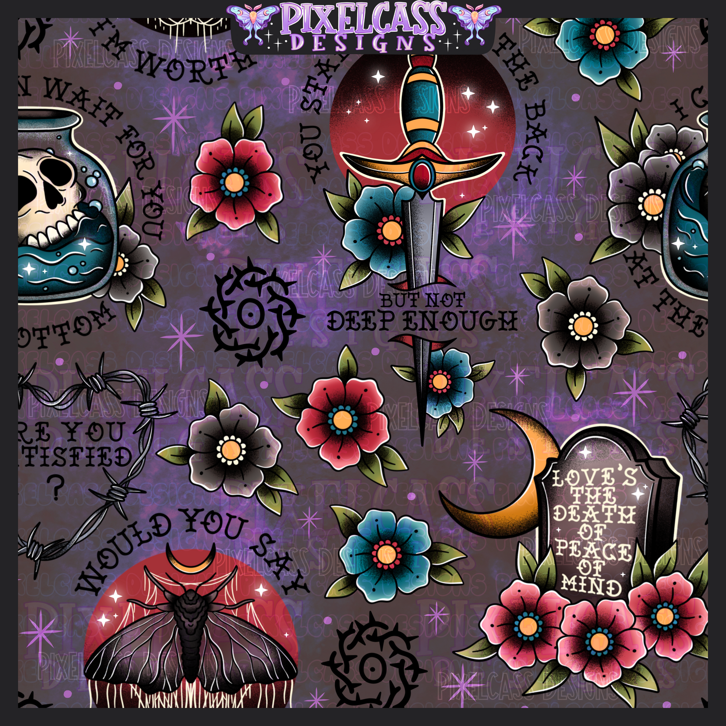 Bad Omens Tattoo Flash
