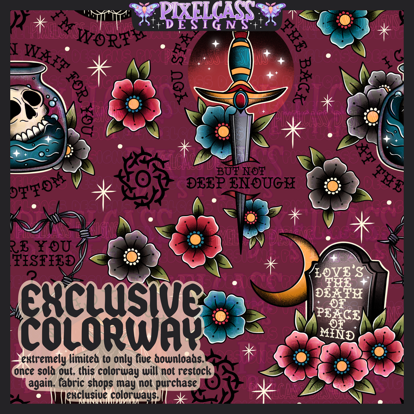 Bad Omens Tattoo Flash