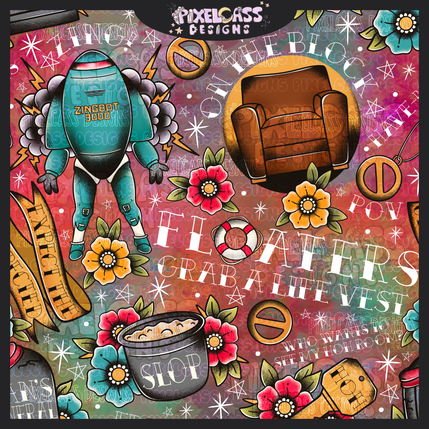 Big Brother Tattoo Flash