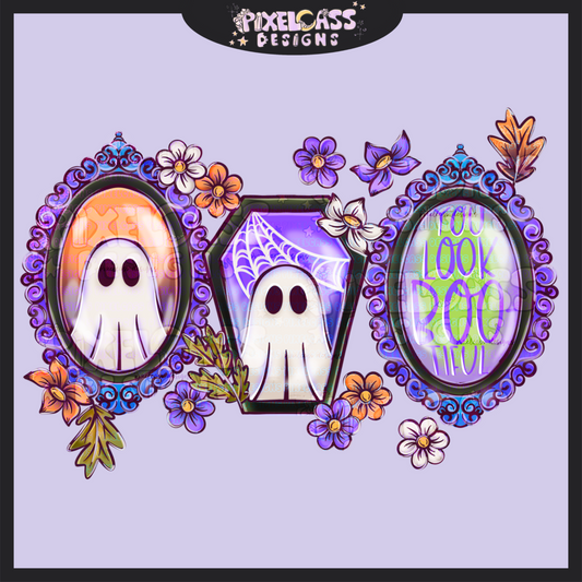 Boo-Tiful Frames PNG SUBLIMATION