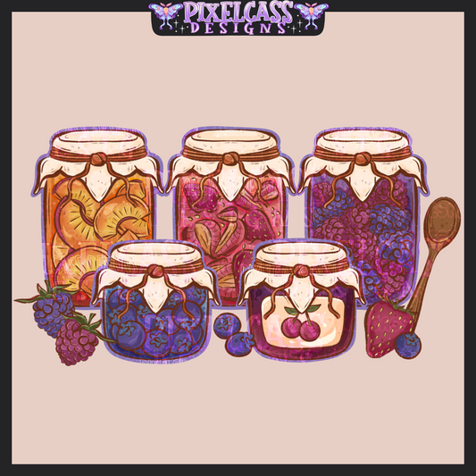 Canning Fruits PNG SUBLIMATION