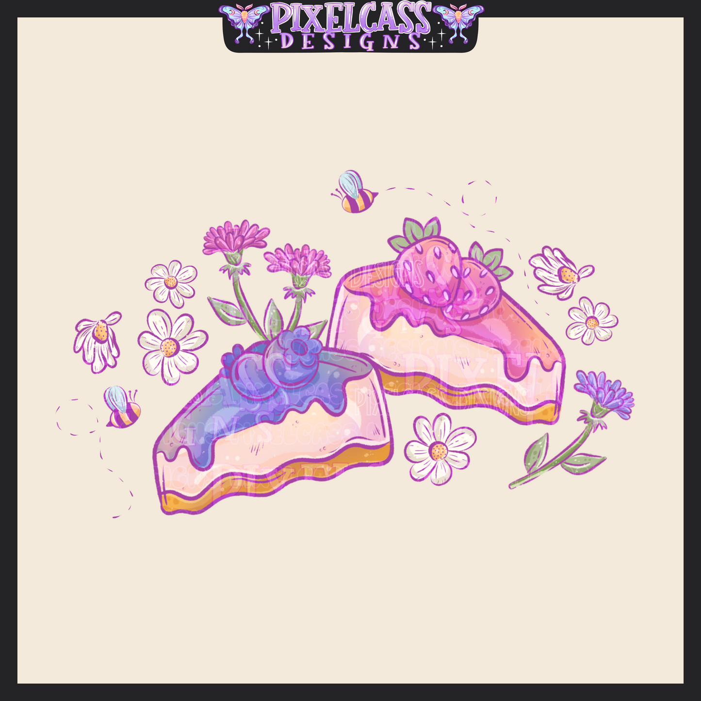 Cheesecake Vibes PNG SUBLIMATION