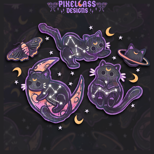 Cosmic Whiskers PNG SUBLIMATION