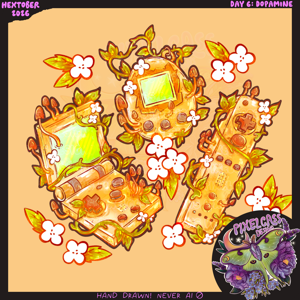 Cottage Dopamine Gamer PNG SUBLIMATION [Hextober 2026]