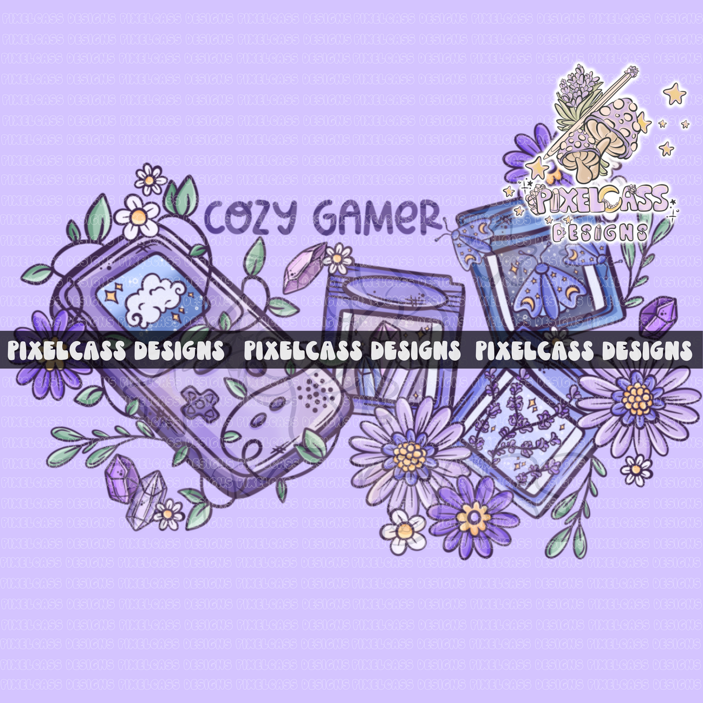 Cozy Gamer PNG SUBLIMATION