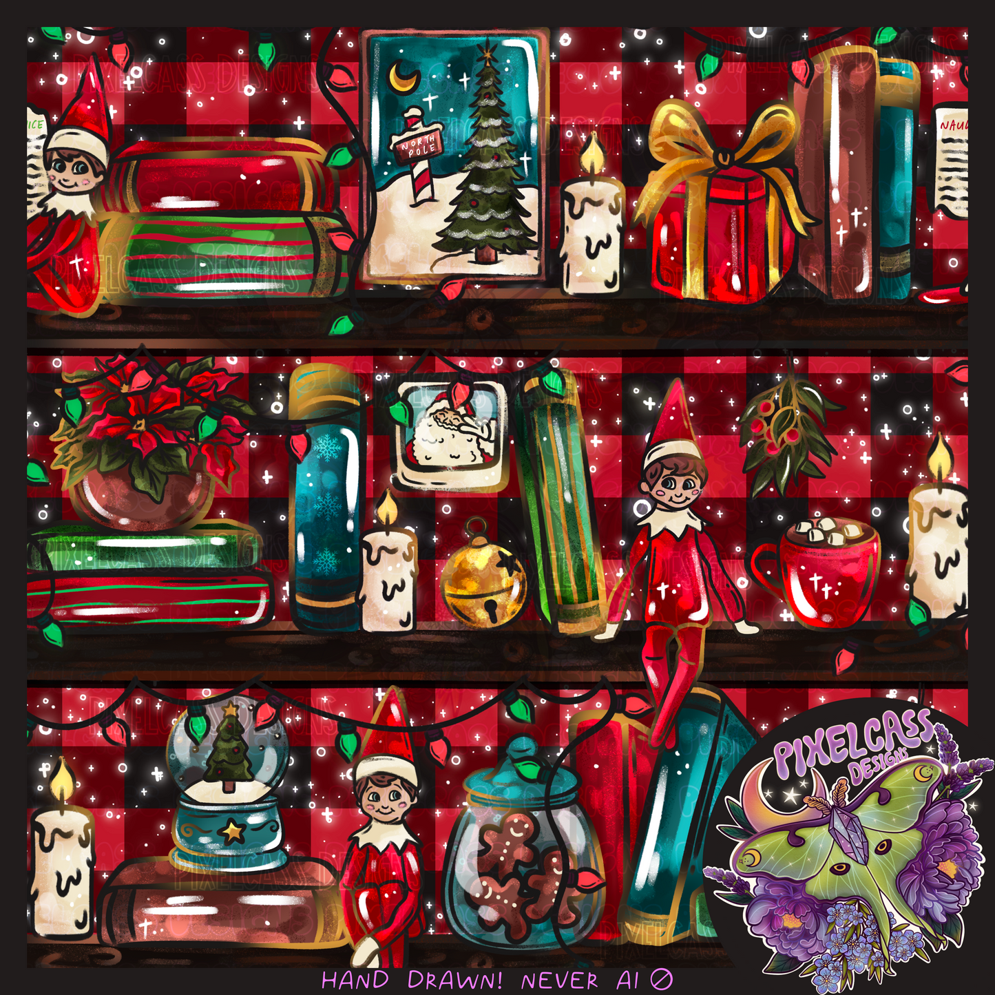 Elf On A Bookshelf