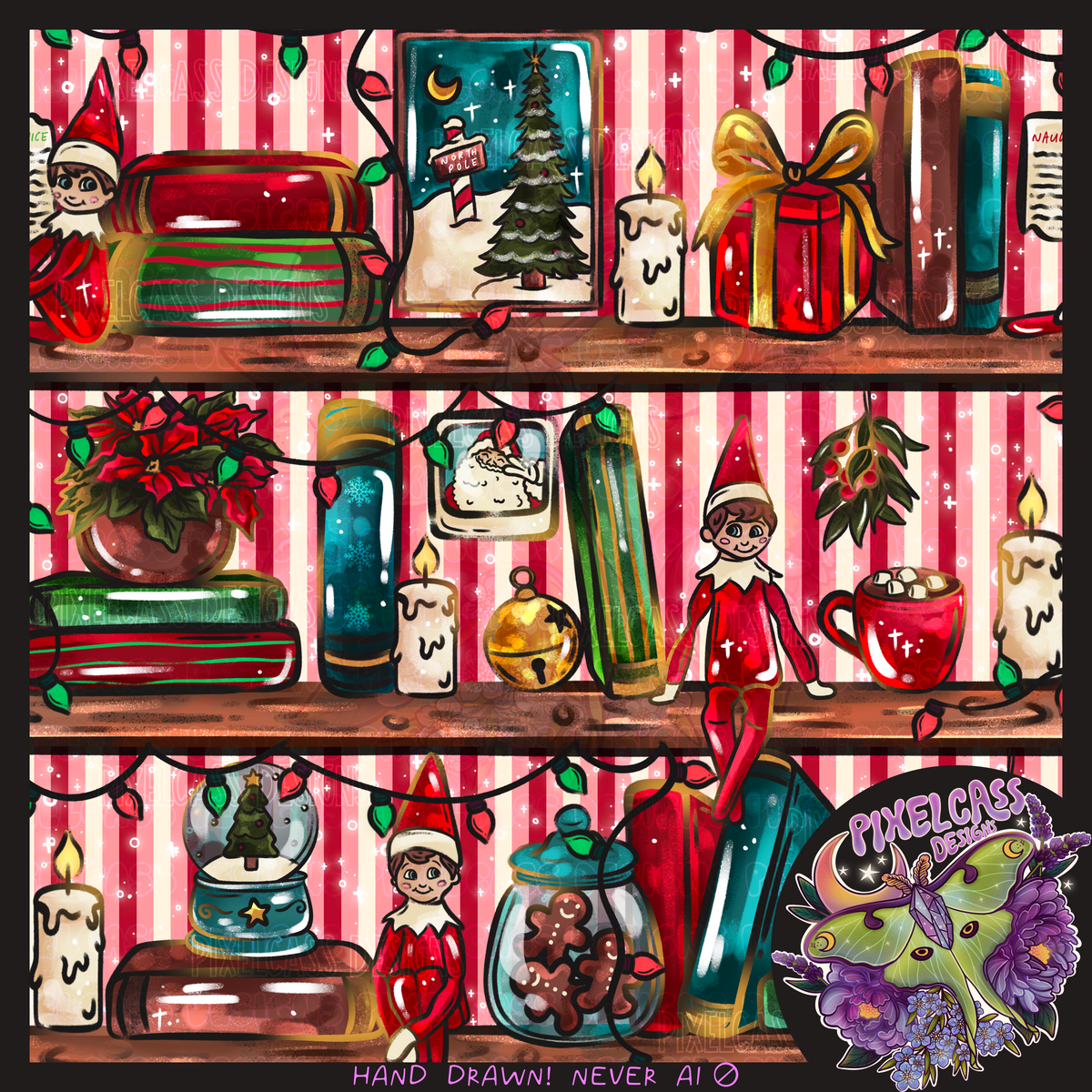 Elf On A Bookshelf