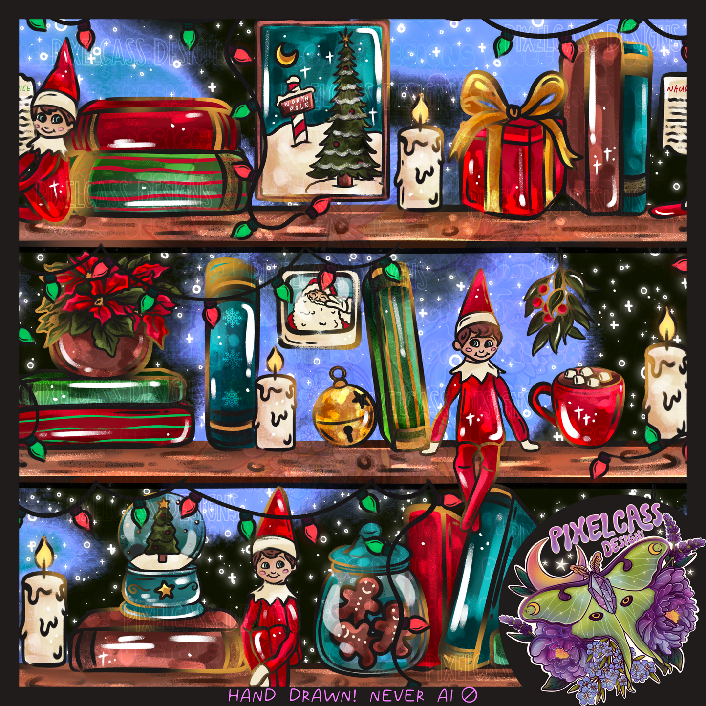 Elf On A Bookshelf