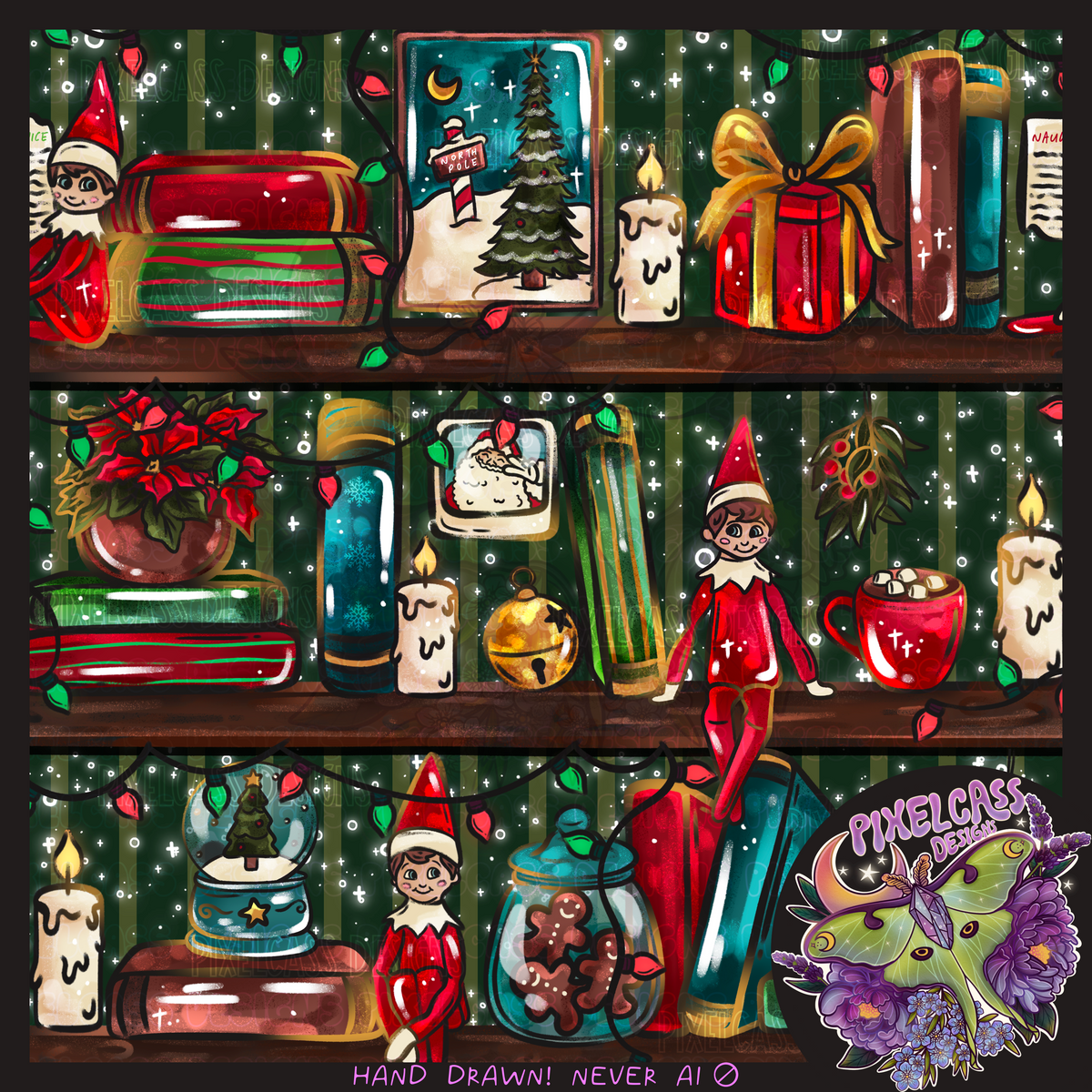 Elf On A Bookshelf