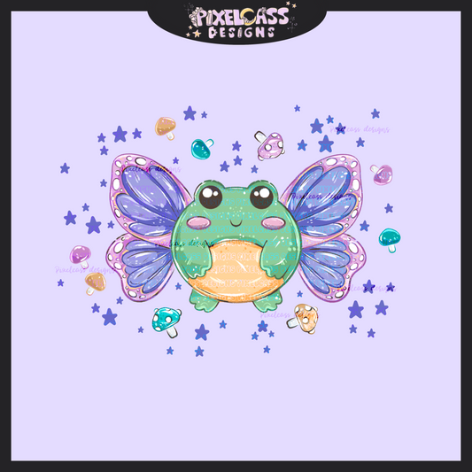 Fairy Frog PNG SUBLIMATION
