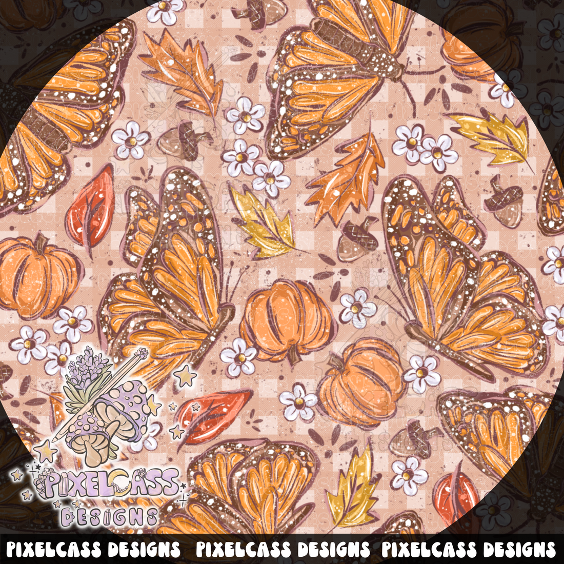 Fall Butterflies – pixelcassdesigns