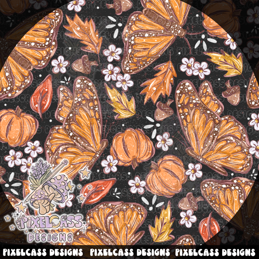 Fall Butterflies – pixelcassdesigns