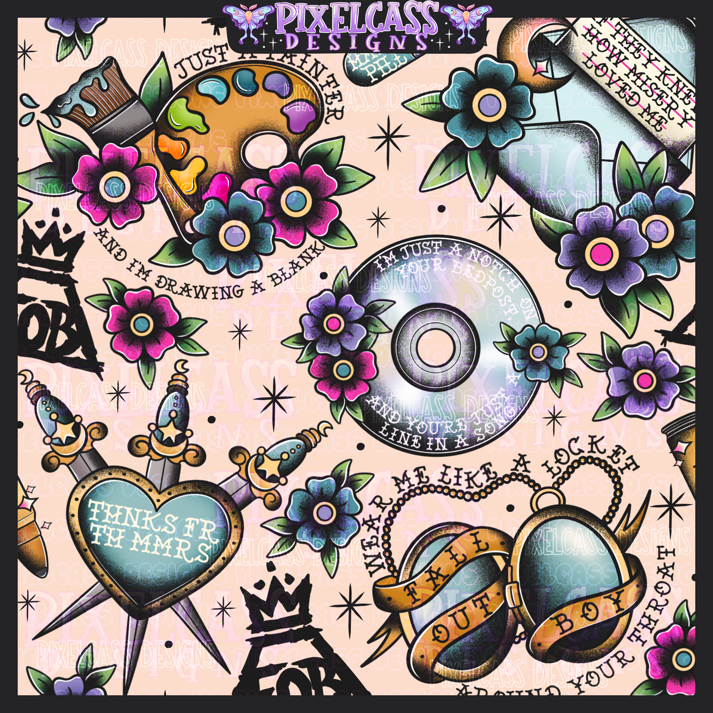 Fall Out Boy Tattoo Flash