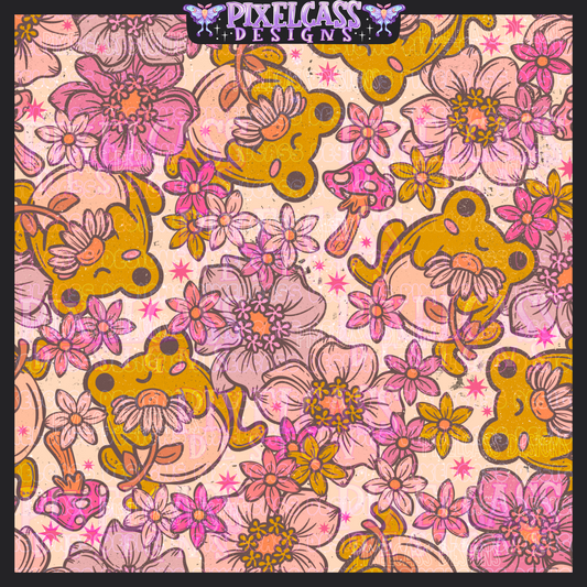 Floral Frogs [Mystery Re-Color]