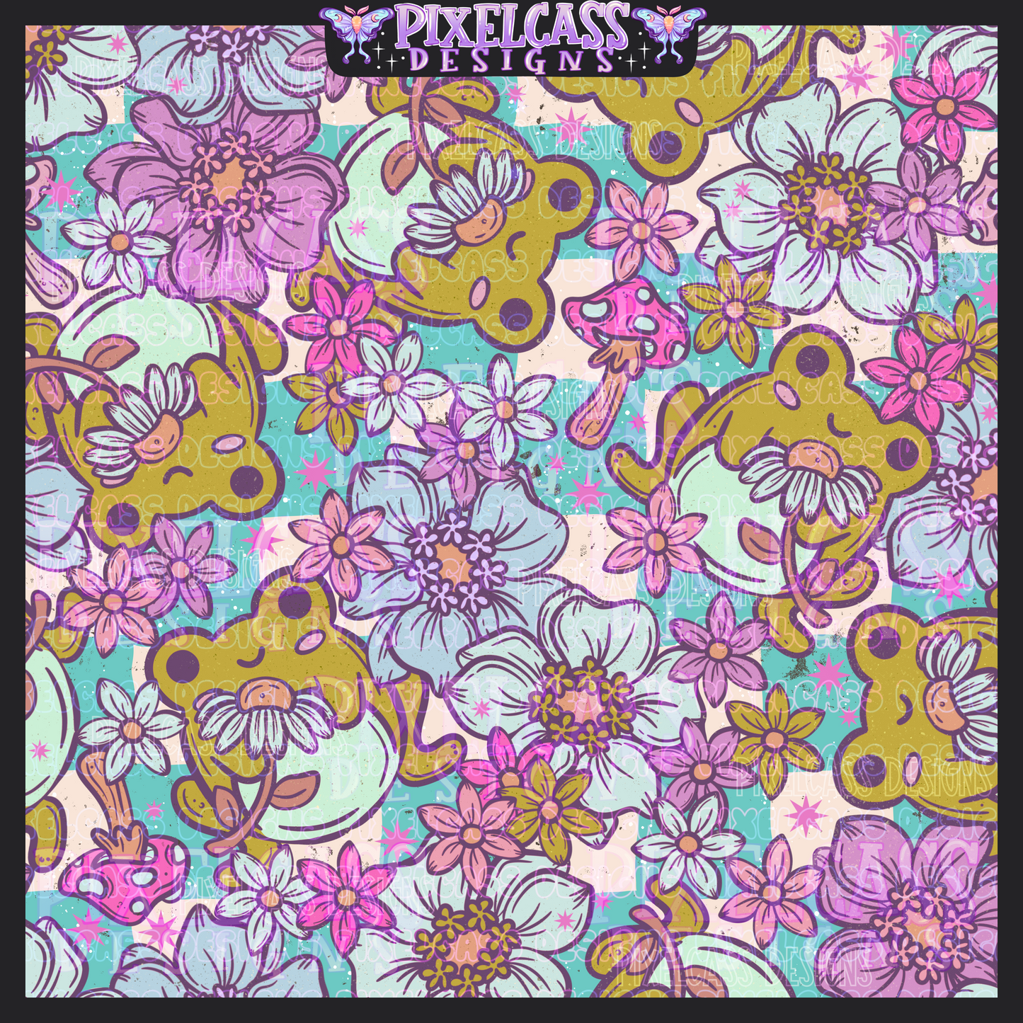 Floral Frogs [Mystery Re-Color]