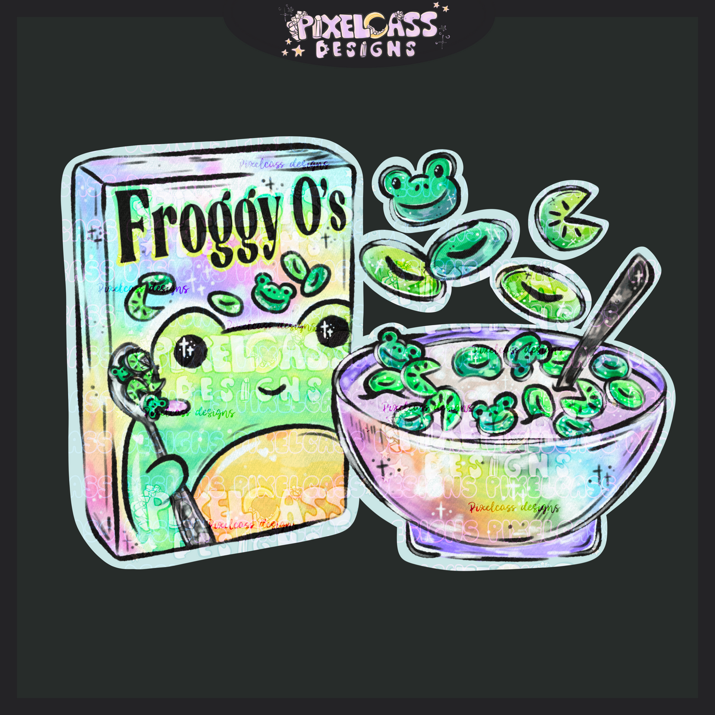 Froggy O's PNG SUBLIMATION