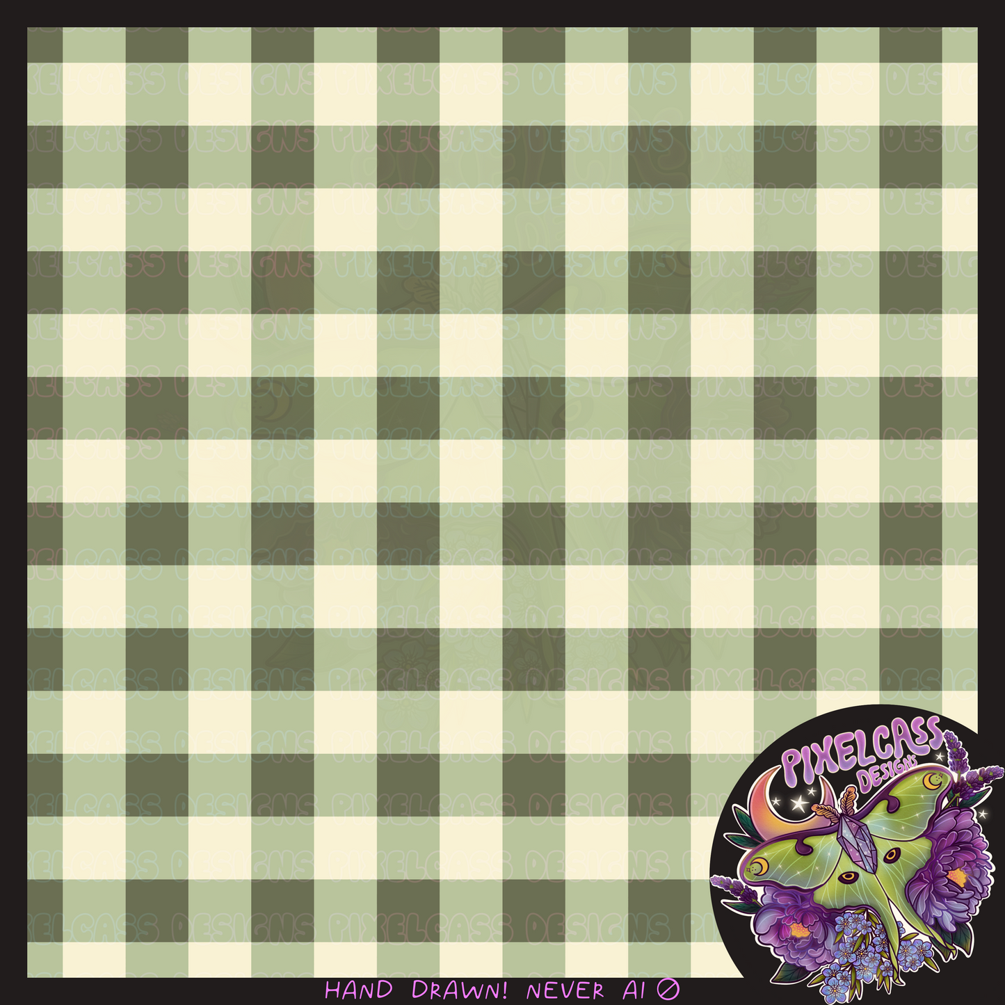 Autumn Green Gingham