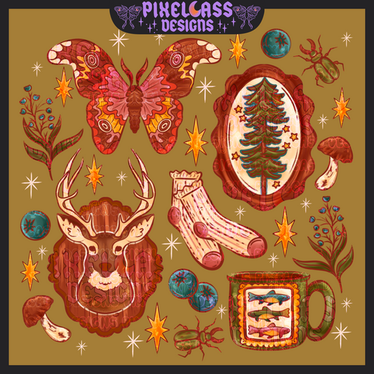 Grandpas Cabin PNG SUBLIMATION