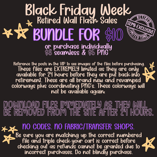 Black Friday 2025 • Retired Wall Claim #13