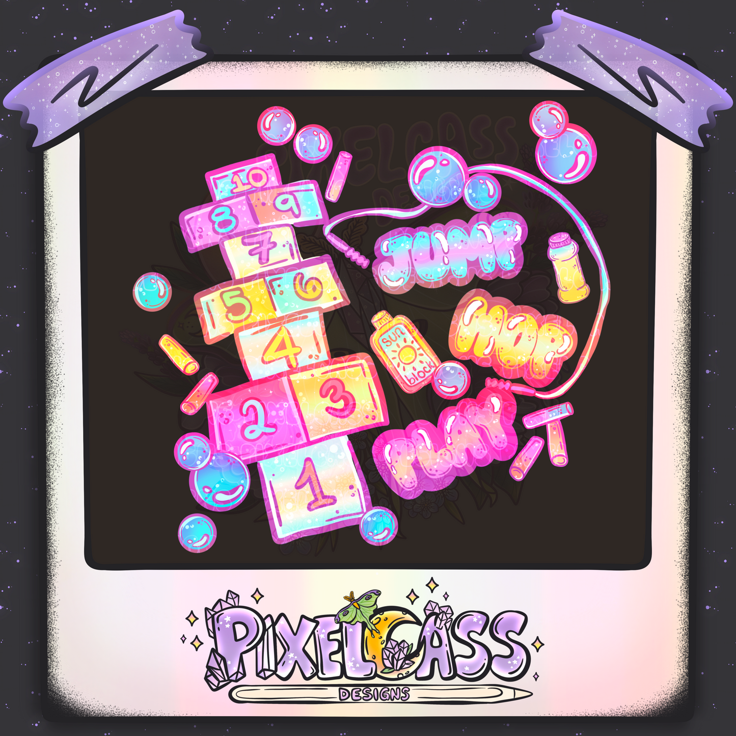 Hopscotch [Mystery Re-Color] PNG SUBLIMATION