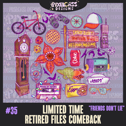 Limited Time - Retired Files Comeback (PNG SUBLIMATION)