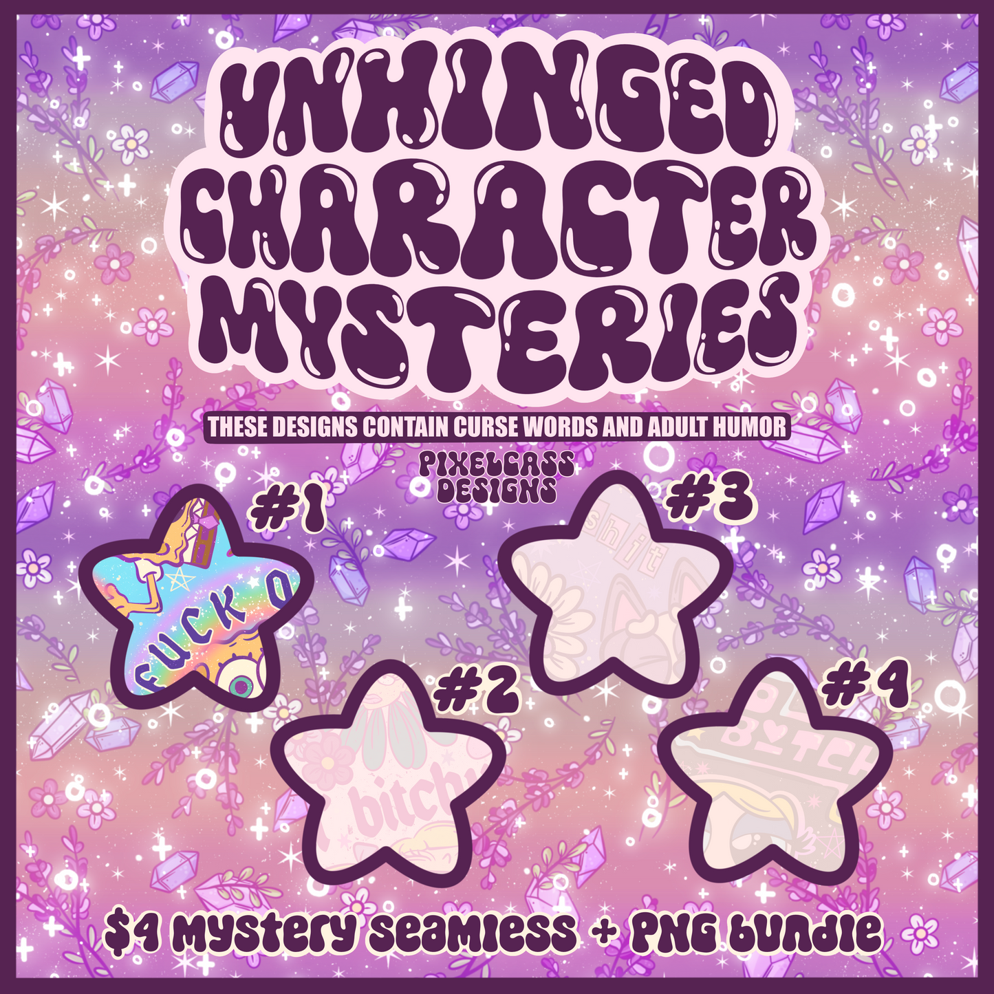 MYSTERY FILES SALE - Unhinged Characters August 2025