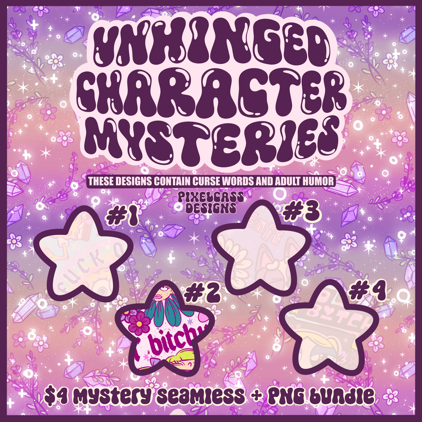 MYSTERY FILES SALE - Unhinged Characters August 2025
