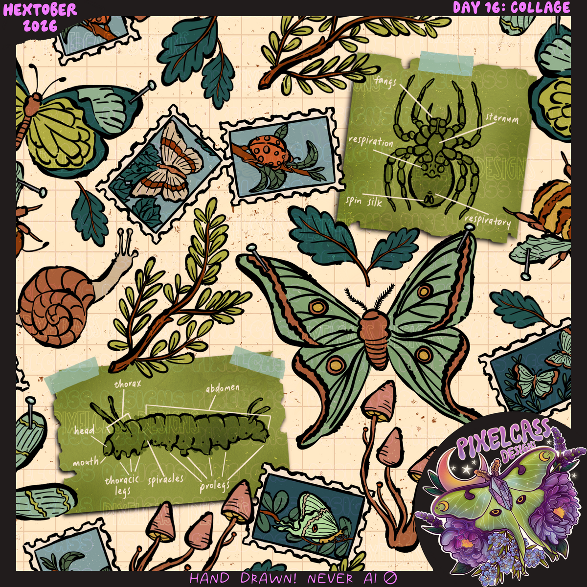 Insect Collage [Hextober 2026]