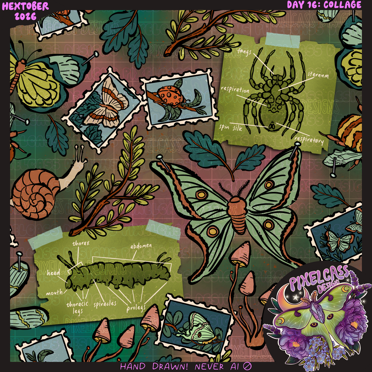 Insect Collage [Hextober 2026]