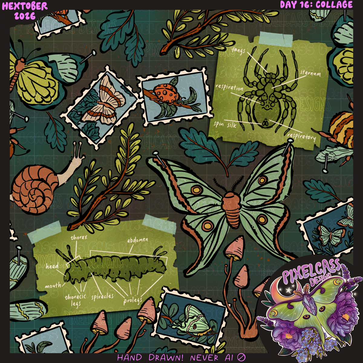 Insect Collage [Hextober 2026]