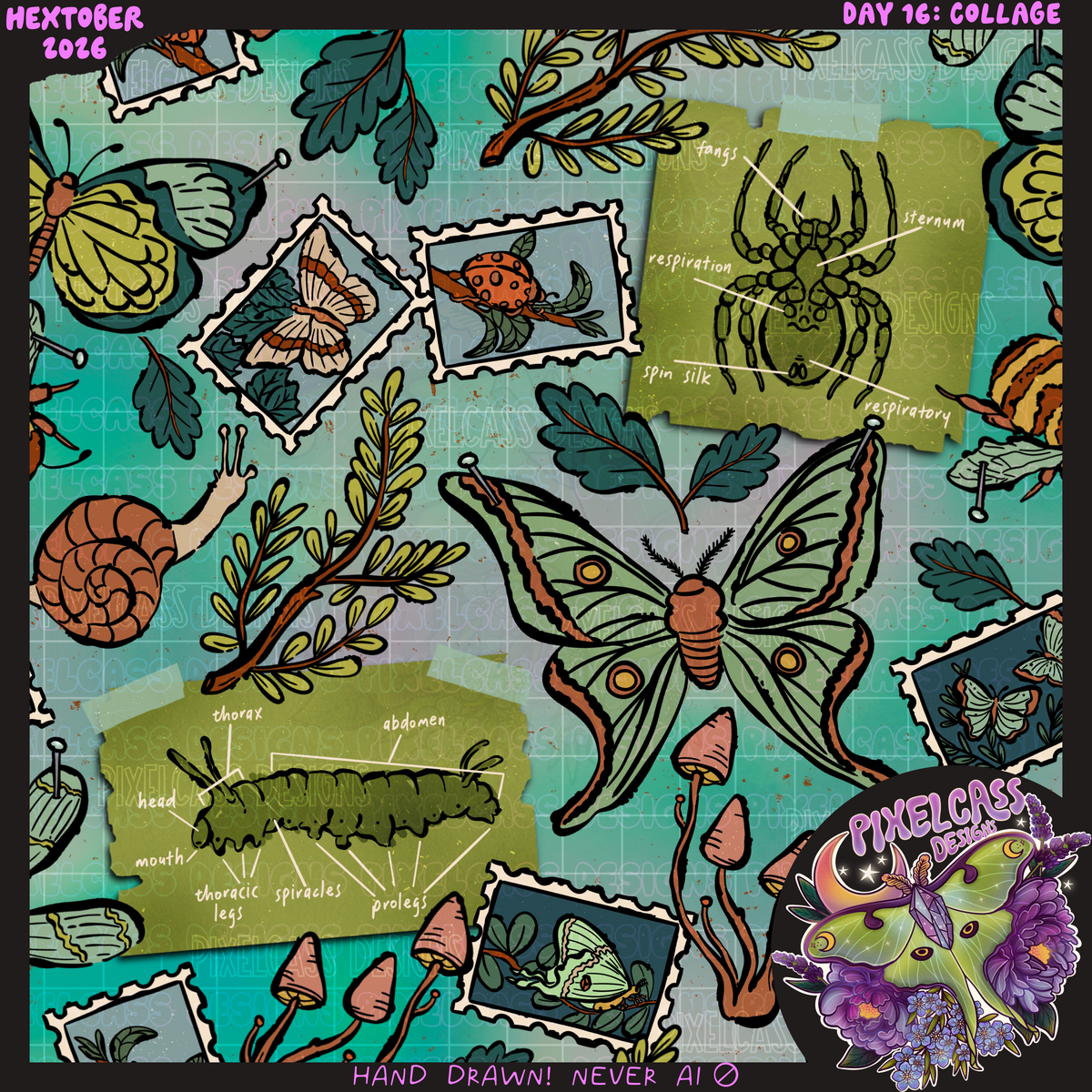 Insect Collage [Hextober 2026]