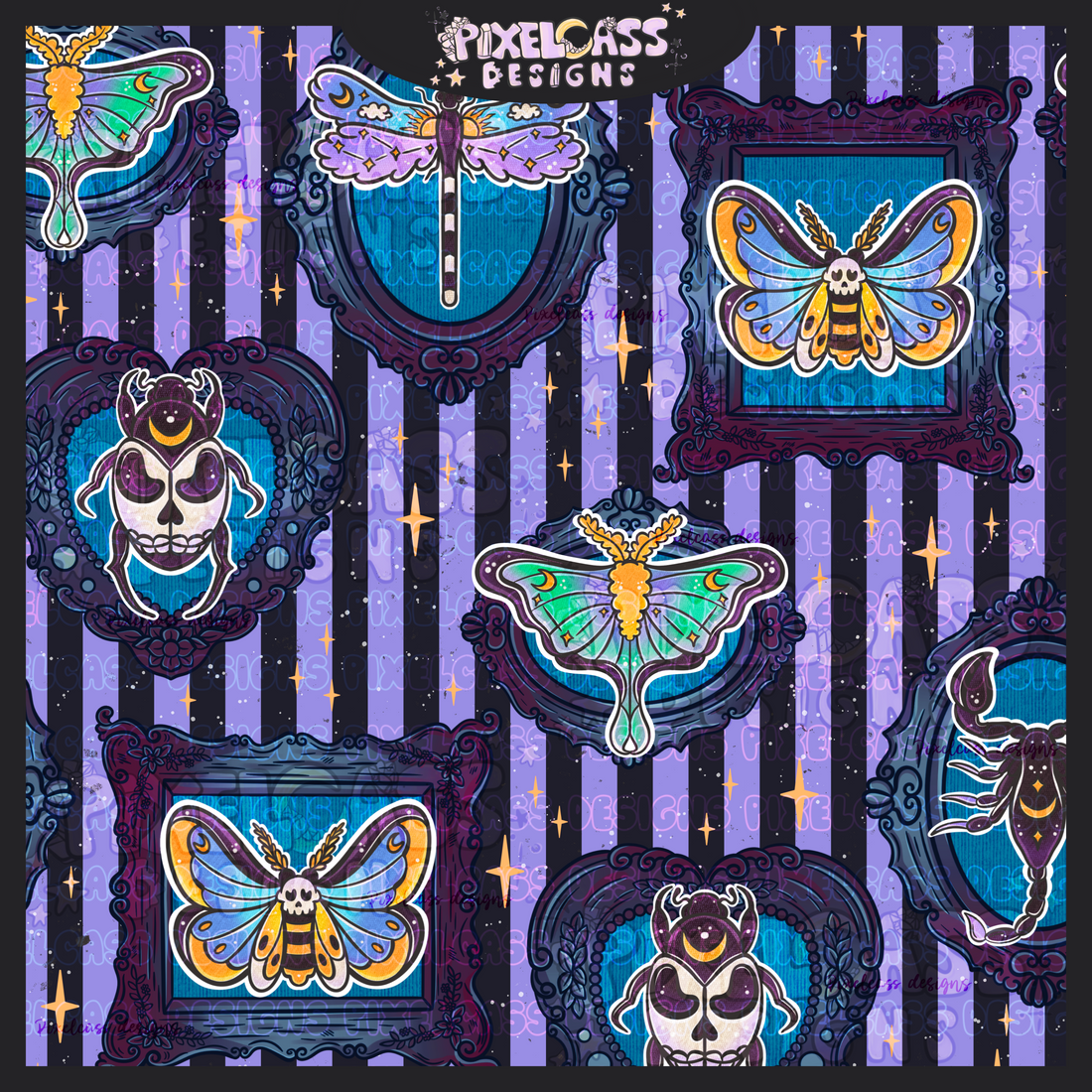 Jewel Bug Frames – pixelcassdesigns