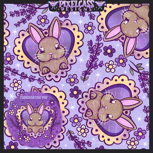 Lavender Bunnies - February '26 Spring Mystery #3