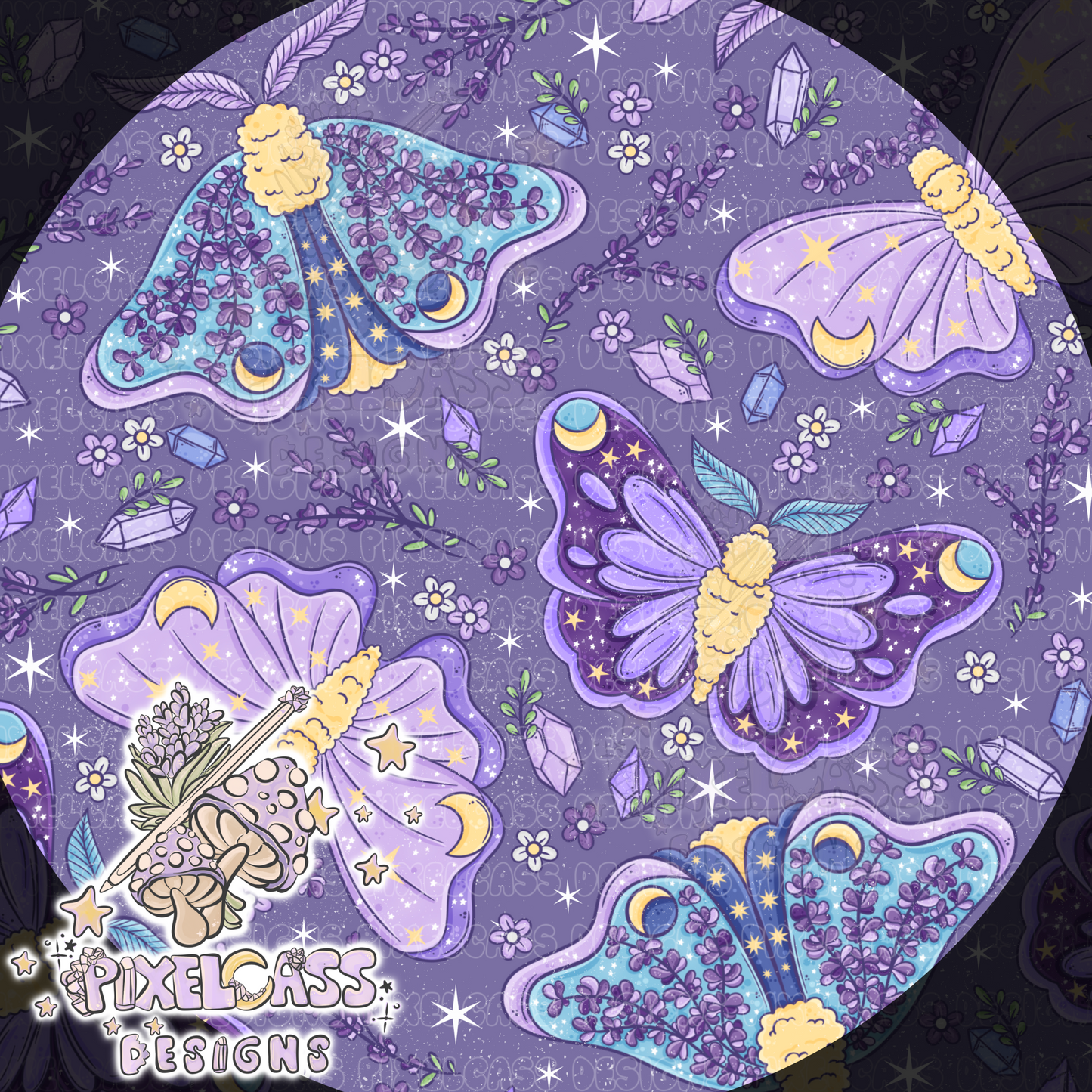 Lavender Moths